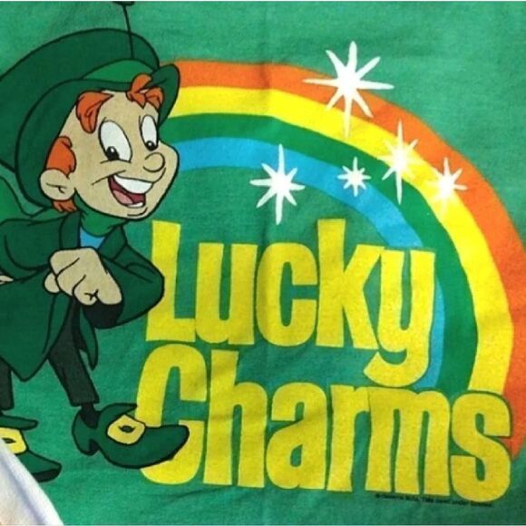 Tee Luv Retro Green Lucky Charms TShirt and Accessories Lot - Picture 2 of 9